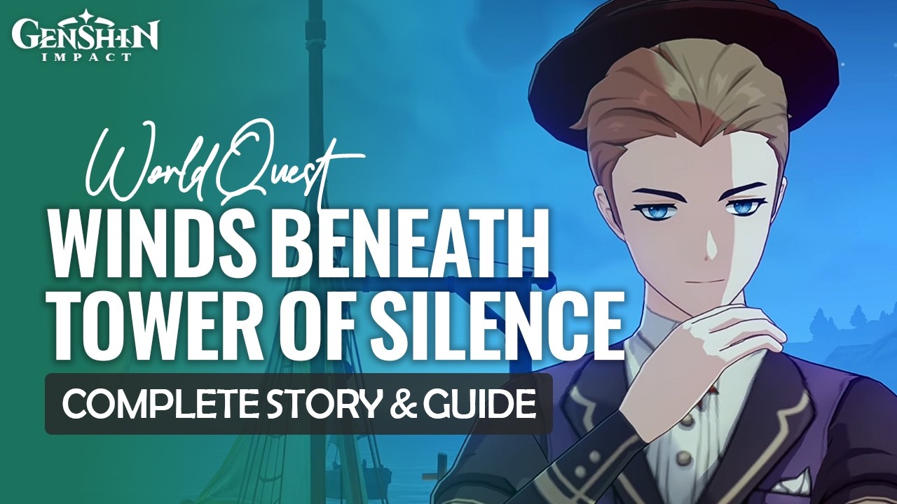 Winds Beneath The Tower Of Silence World Quest Complete Guide | Dornman Port Odolf NPC | Genshin 6.5
