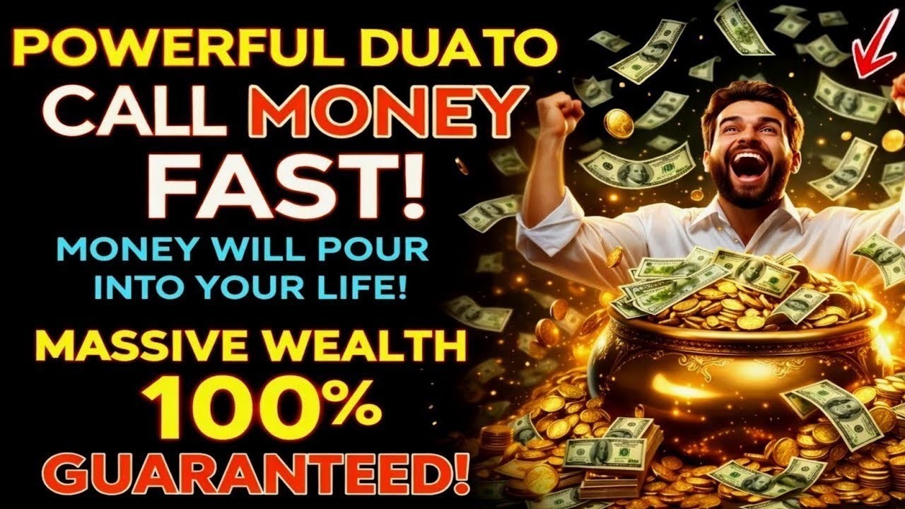 AFTER 2 MINUTES YOU WILL RECEIVE A LOT OF MONEY – DUA FOR RIZQ AND WEALTH – DUA FOR RIZQ IMMEDIATELY