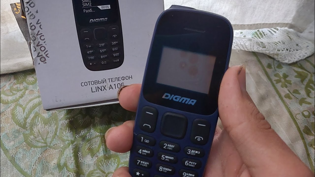 кнопочный телефон Digma linx a106 (488руб)