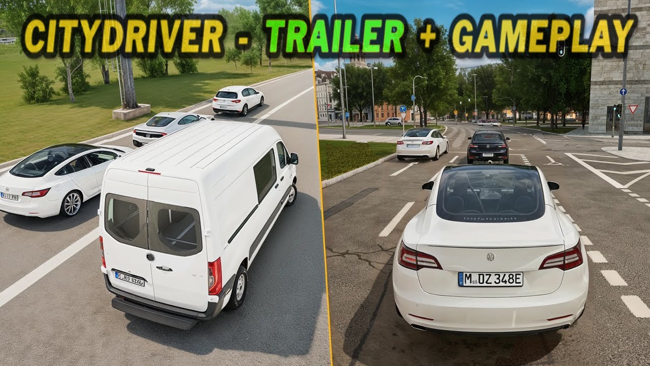 Good Concept, Poor Game | CityDriver - Trailer + Gameplay | PC Steam 4K