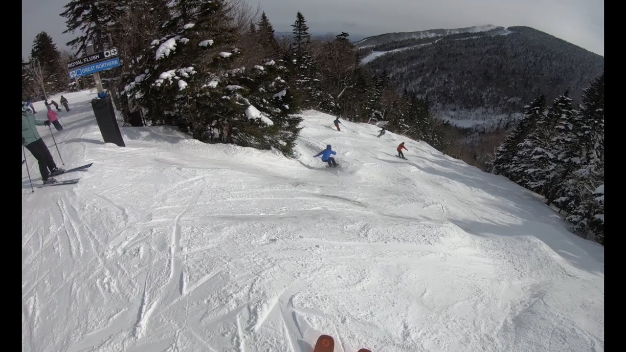 Killington Peak ~ Royal Flush to unmarked woods 2.6.26