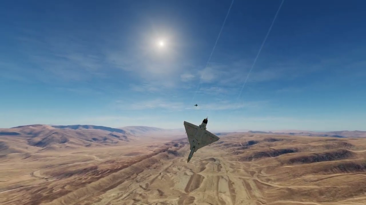 DCD F-5E Tiger II A2A with 2 * M2000 Mirage (M2000 Mirage AI DCS 2.8)