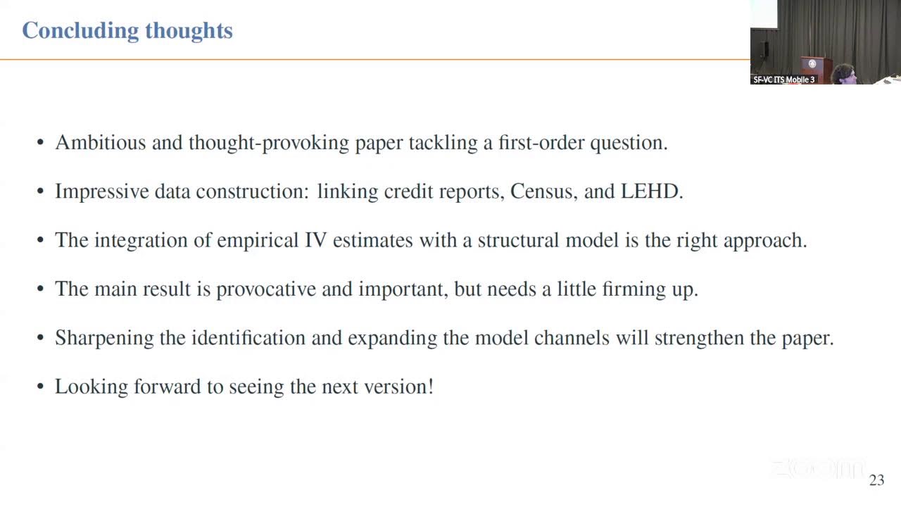 NBER Economic Fluctuations and Growth Program Meeting