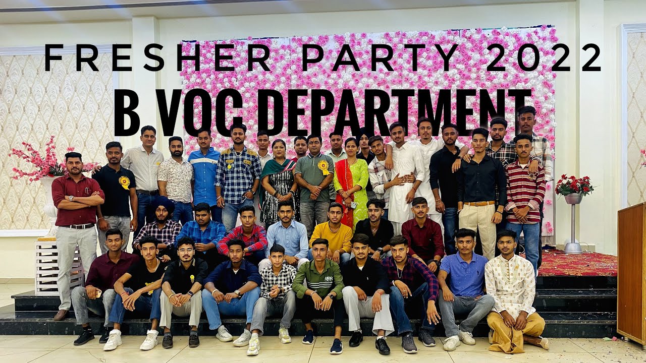FRESHER PARTY 2022 BHANGRA PERFORMANCE | B.VOC DEPARTMENT | PG COLLEGE UNA