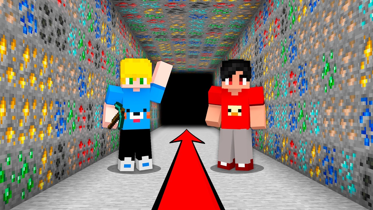 Mineramos uma Caverna Inteira e Ficamos Ricos!