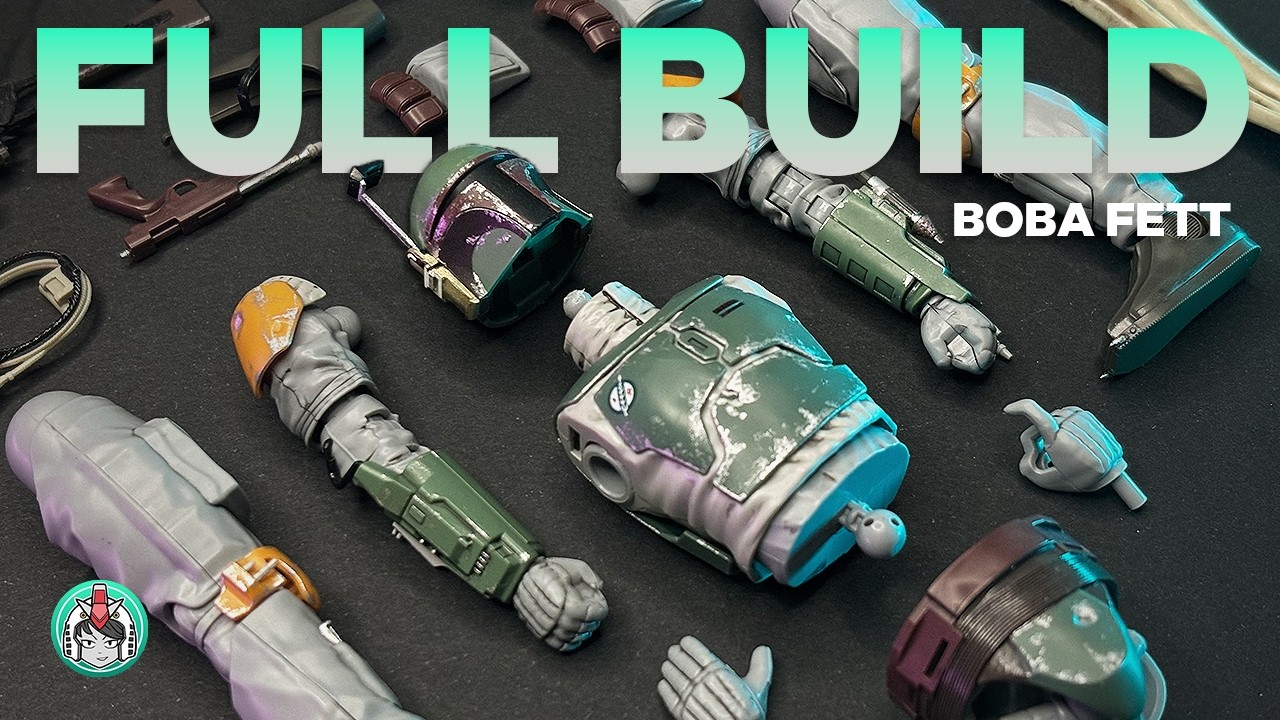 BOBA FETT Model Kit DETAILED | Speed Build | ASMR | Star Wars | Bandai Spirits | 4K