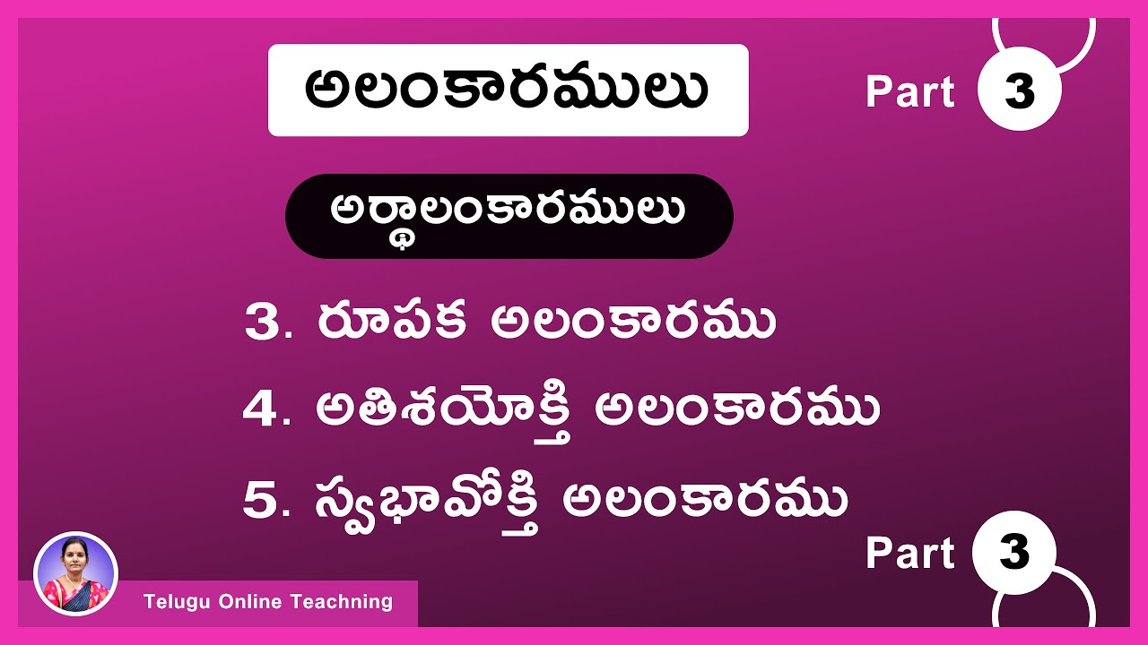 Alamkaramulu in Telugu Grammar Part -3 || అలంకారములు || Artha Alamkaralu || అర్థాలంకారములు
