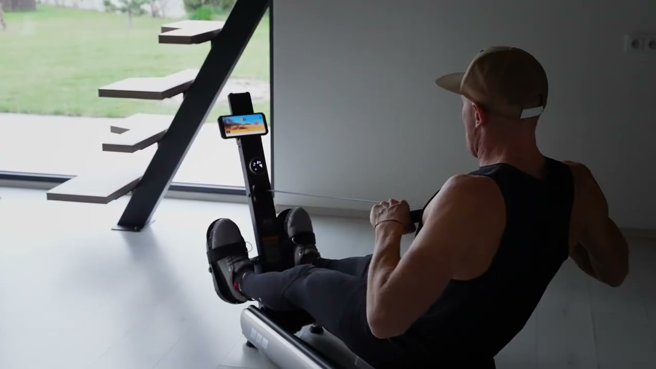 Evezőgép inSPORTline ZenRow 30, mágnesfékes, generátoros, max.150kg, mellkasi öv kapcsolat