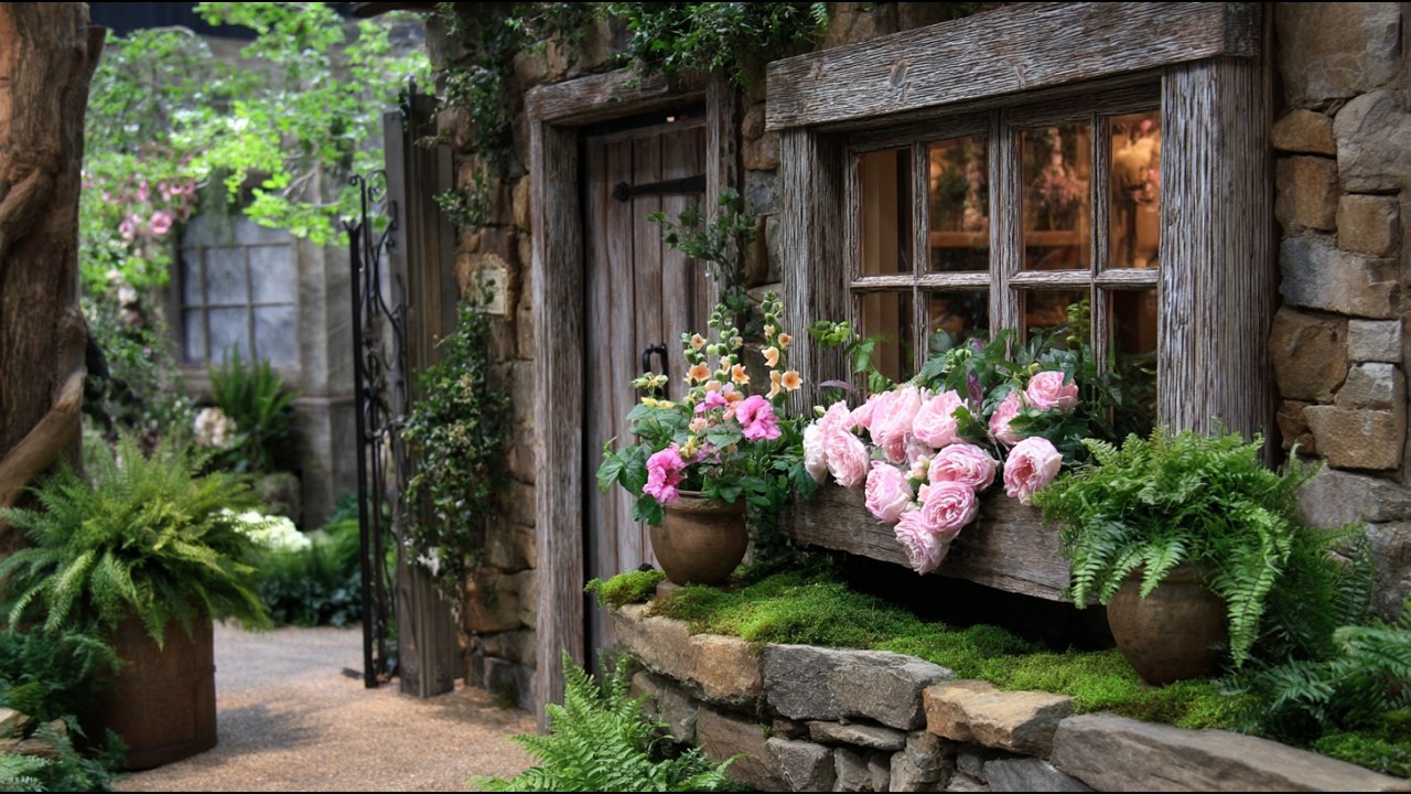 15 Rustic English Inspirations with Walled Garden Magic for Small Yards Full of Character & Charm