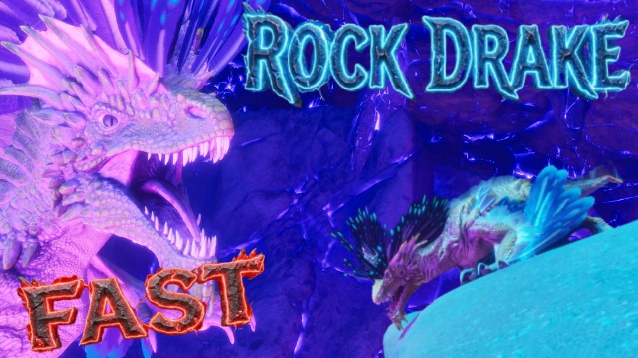 How to Obtain Rock Drake Eggs - FAST - Ark Survival Ascended