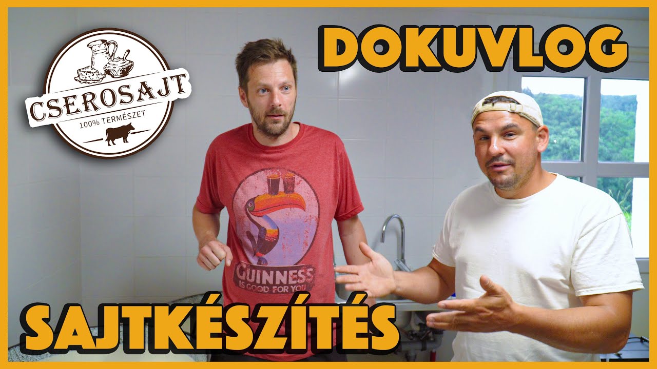 Sajtkészítés Cserép Robival - DokuVlog // Mixlevi