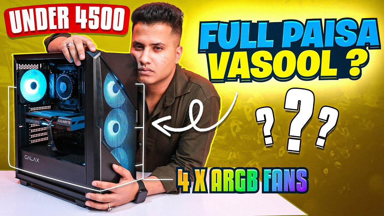 Best Gaming Cabinet under 5000 ? Galax Revolution 01 RGB Case Review