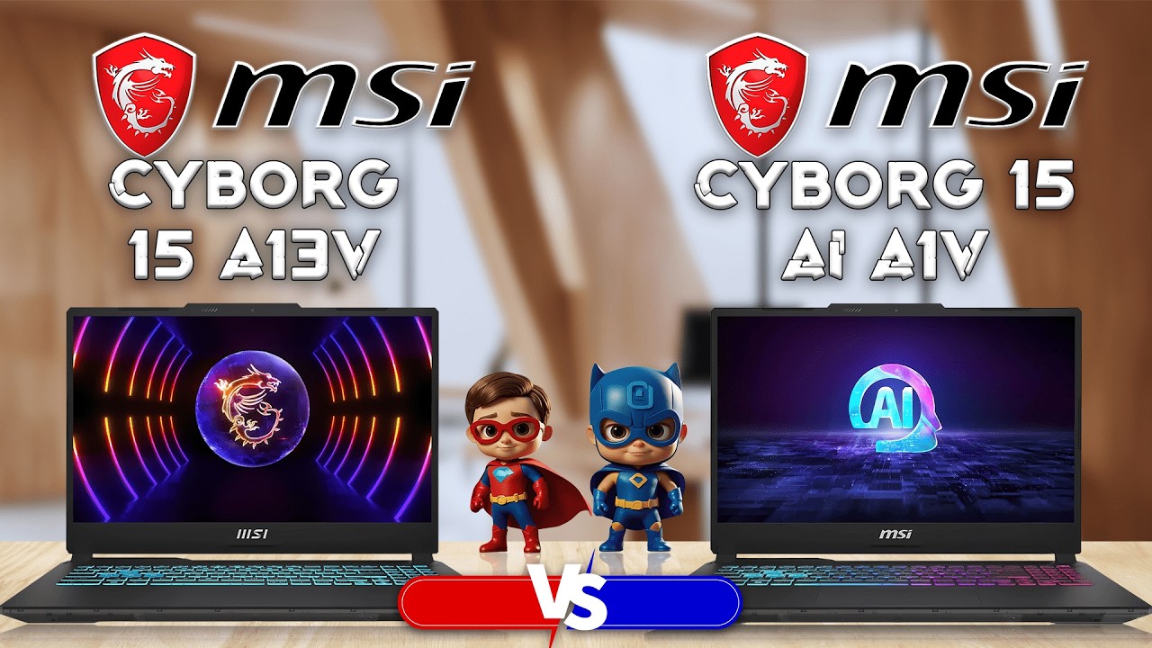 Cyborg 15 A13V vs Cyborg 15 AI A1V | Old vs New The Best MSI Entry Gaming Laptops