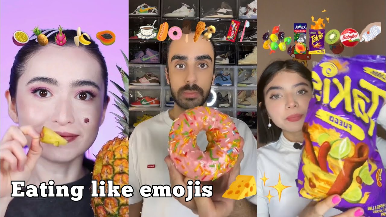 [ASMR] EMOJI FOOD CHALLANGE | تحدي اكل طعام مطابق للإيموجي