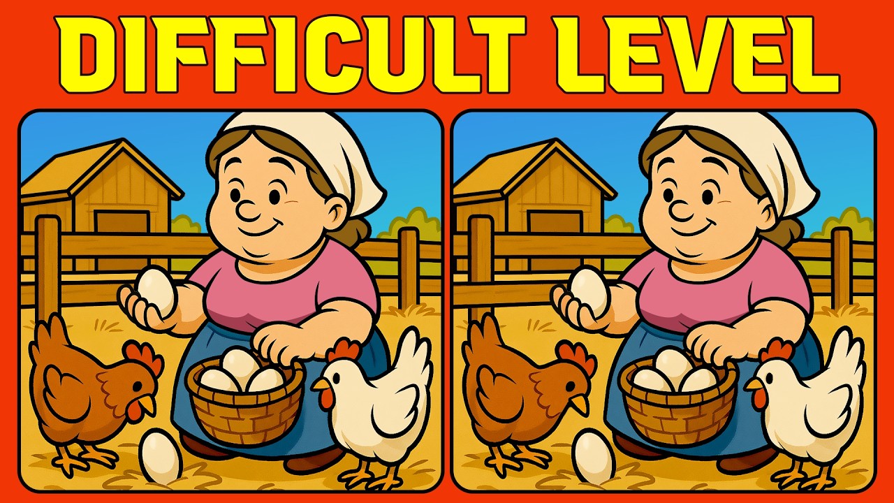 🧠🧩Challenge Yourself: Find 3 Impossible Differences in This Picture! (Difficult Level)