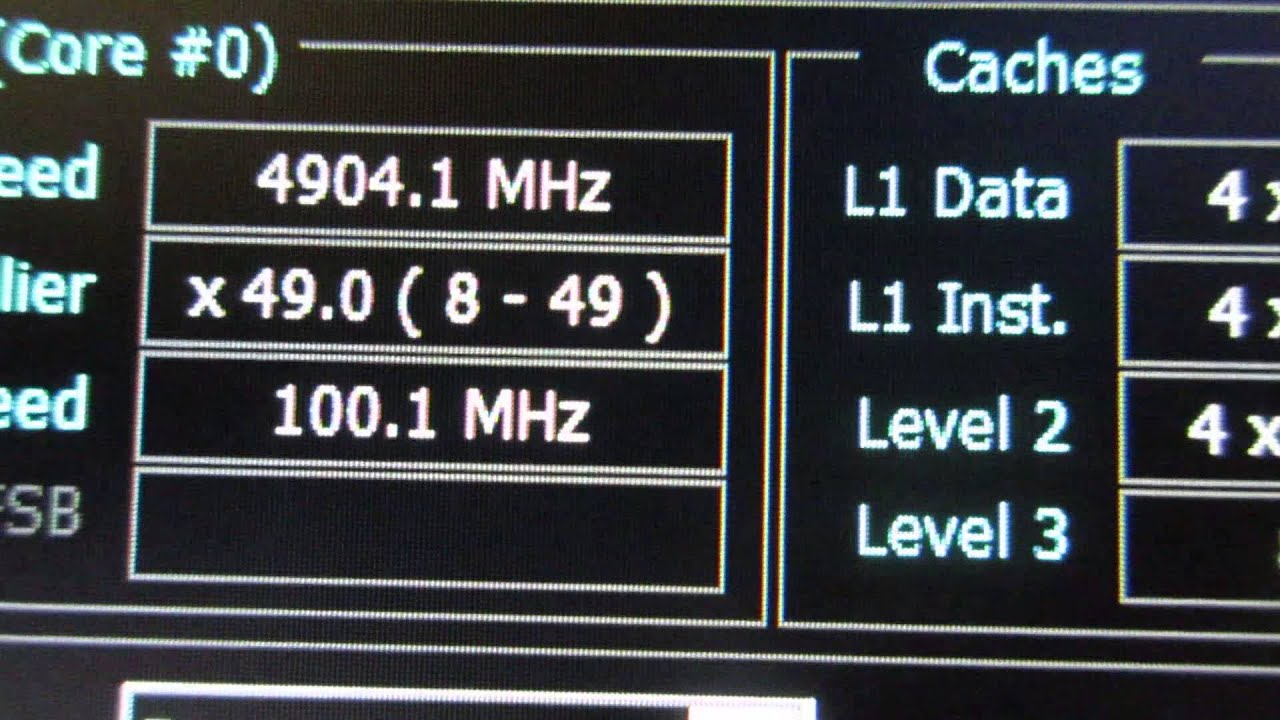 i7 4790K @ 4.9GHz 1 Hour of RealBench Stress Testing