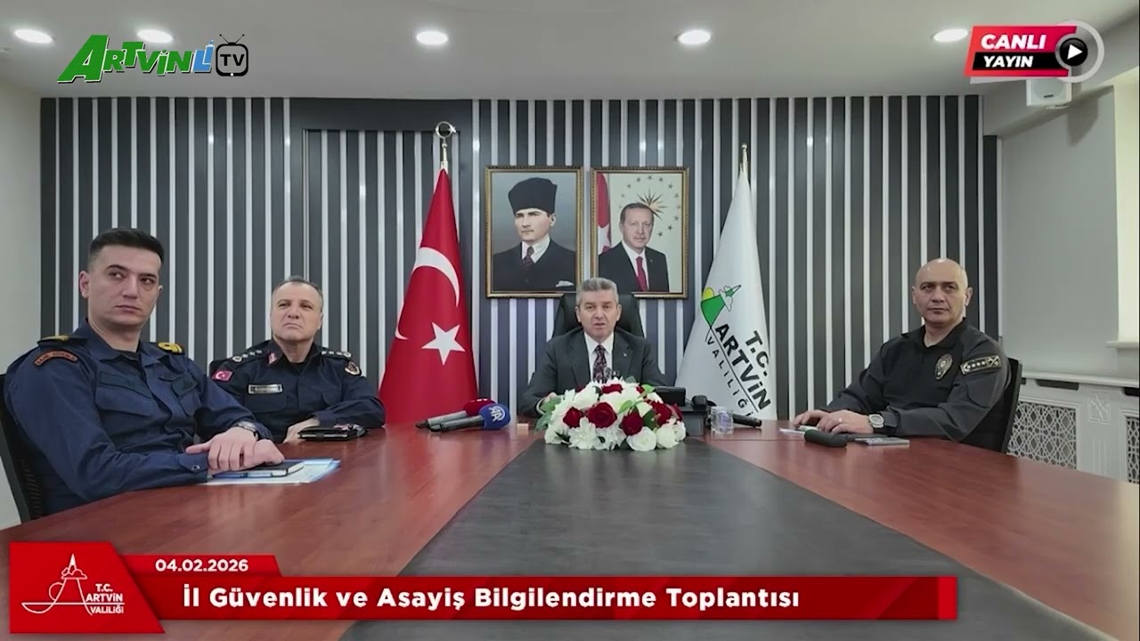 VALİ ERGÜN: ARTVİN HUZURLU VE GÜVENLİ BİR İL