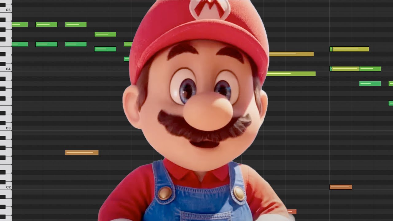 The Mario Movie Clip but I remade the score using game instruments