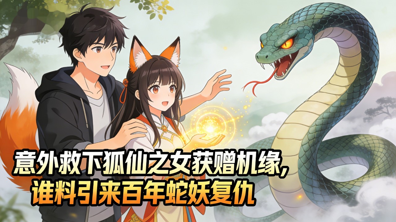 意外救下狐仙之女獲贈機緣，誰料引來百年蛇妖復仇。一場機緣承諾，換來六年安寧與一場索命災劫#都市小说 #玄幻小说