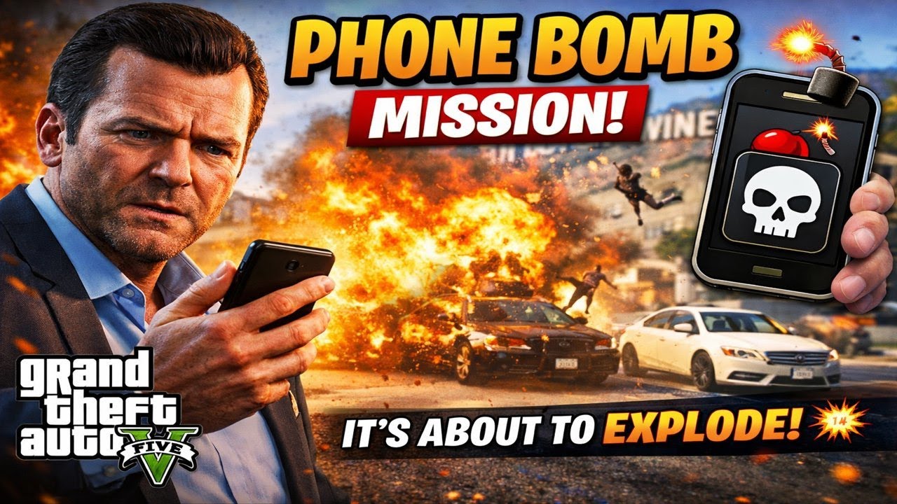 This Phone Bomb Mission in GTA V 😳