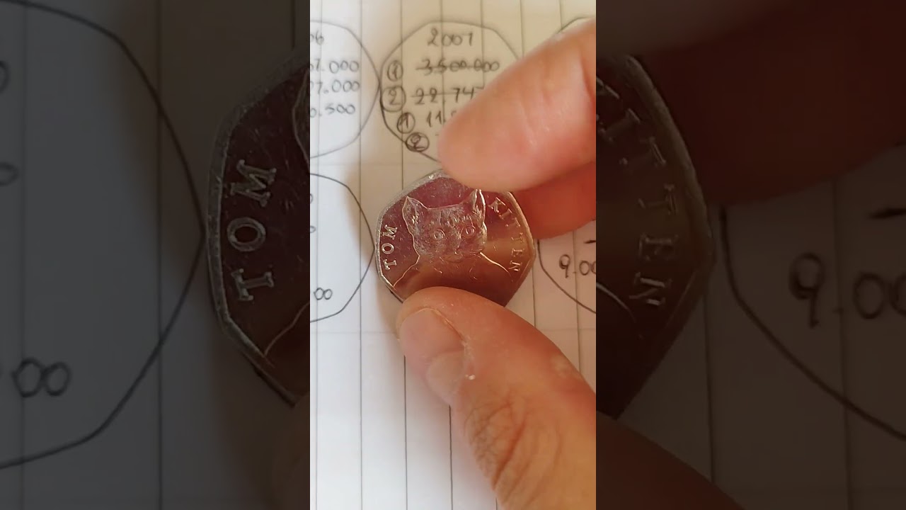 Tom Kitten 50p coin-2017 #coin  #collection  #pounds  #shortsvideo  #shorts #beatrixpotter