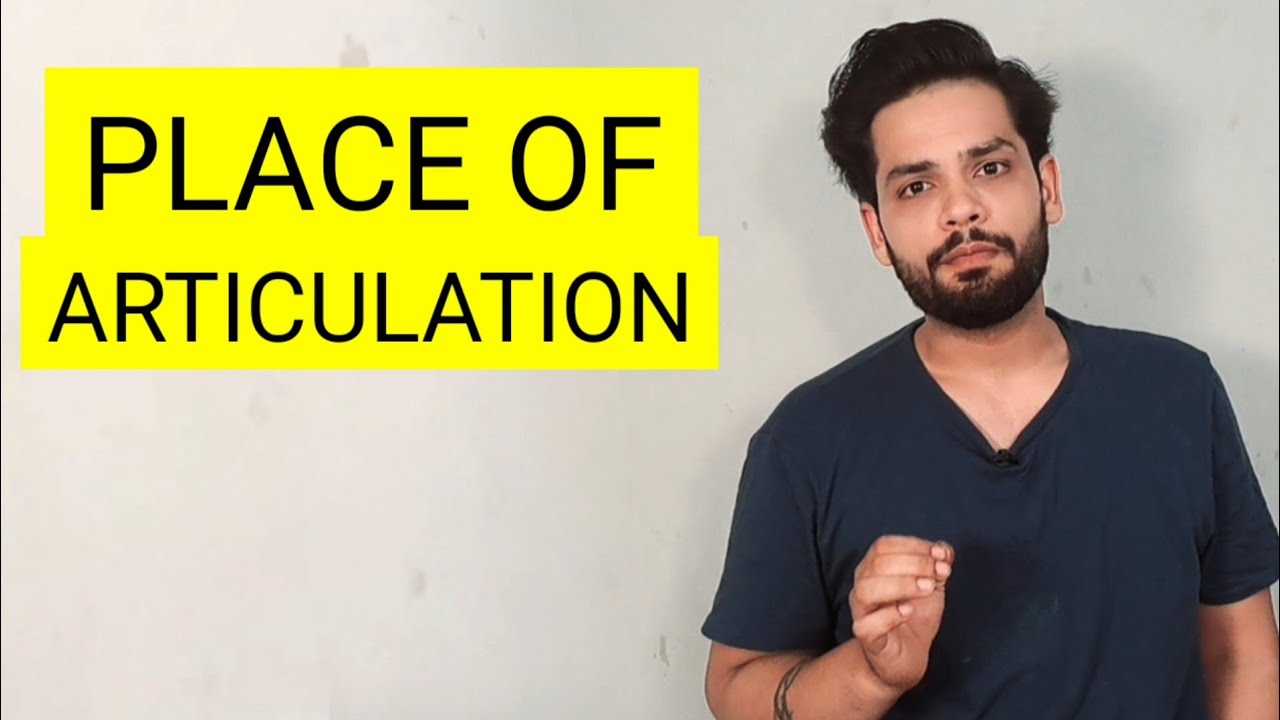 Place of articulation Linguistics