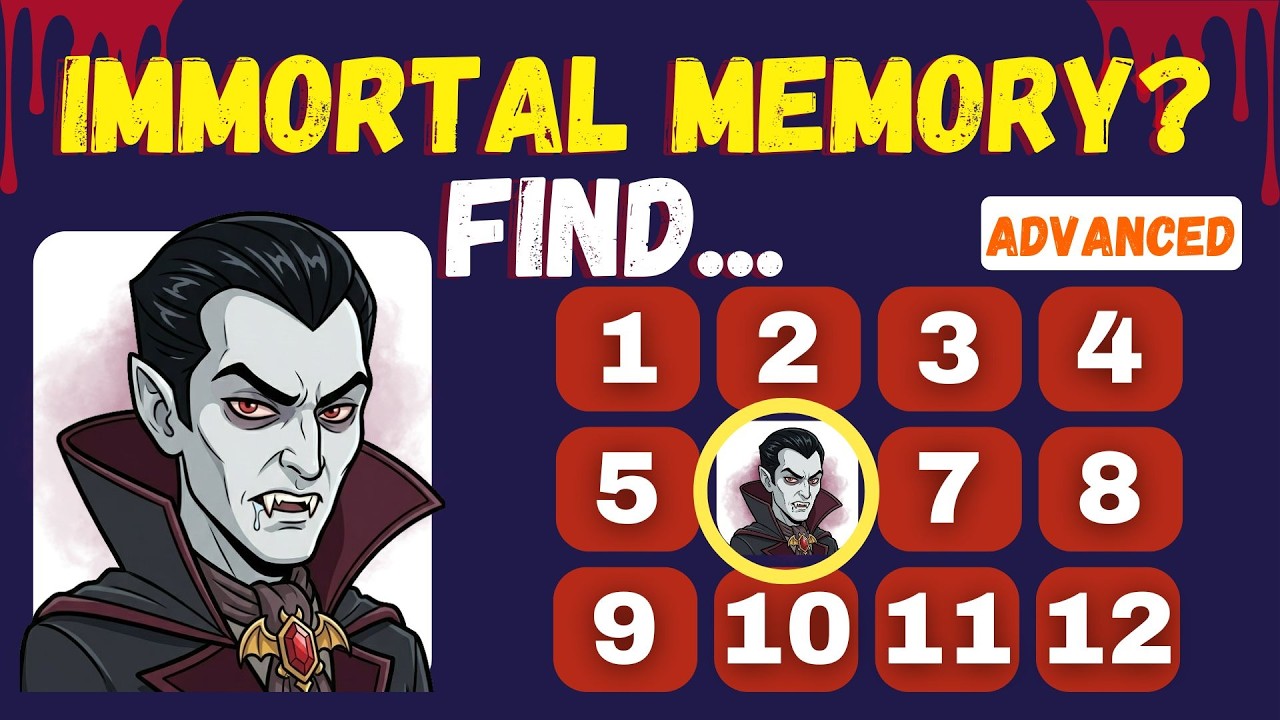 Only the Sharpest Minds Survive - ADVANCED Memory Training
