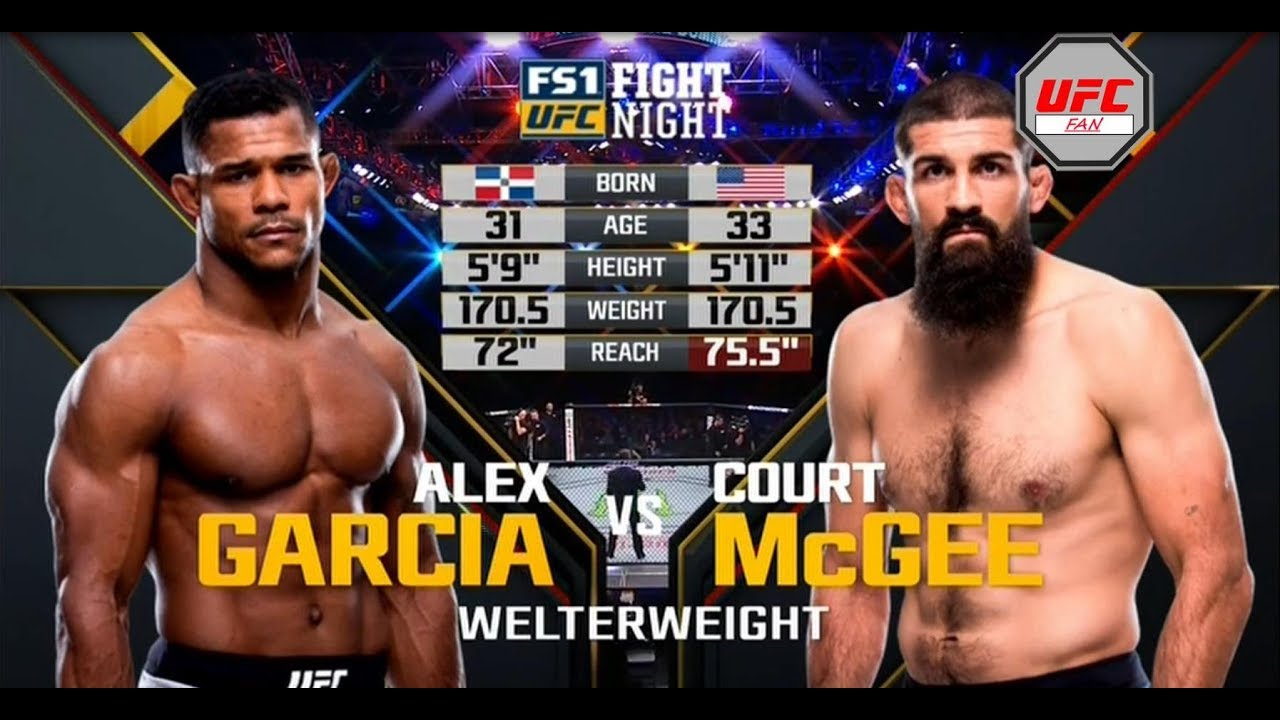UFC Fight Night 138 Court McGee def. Alex Garcia (КУРТ МАКГИ vs АЛЕКС ГАРСИЯ)
