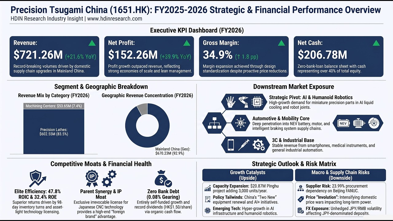 Precision Tsugami China (1638.HK): Can a 0.99% R&D Budget Generate 32.4% ROE?