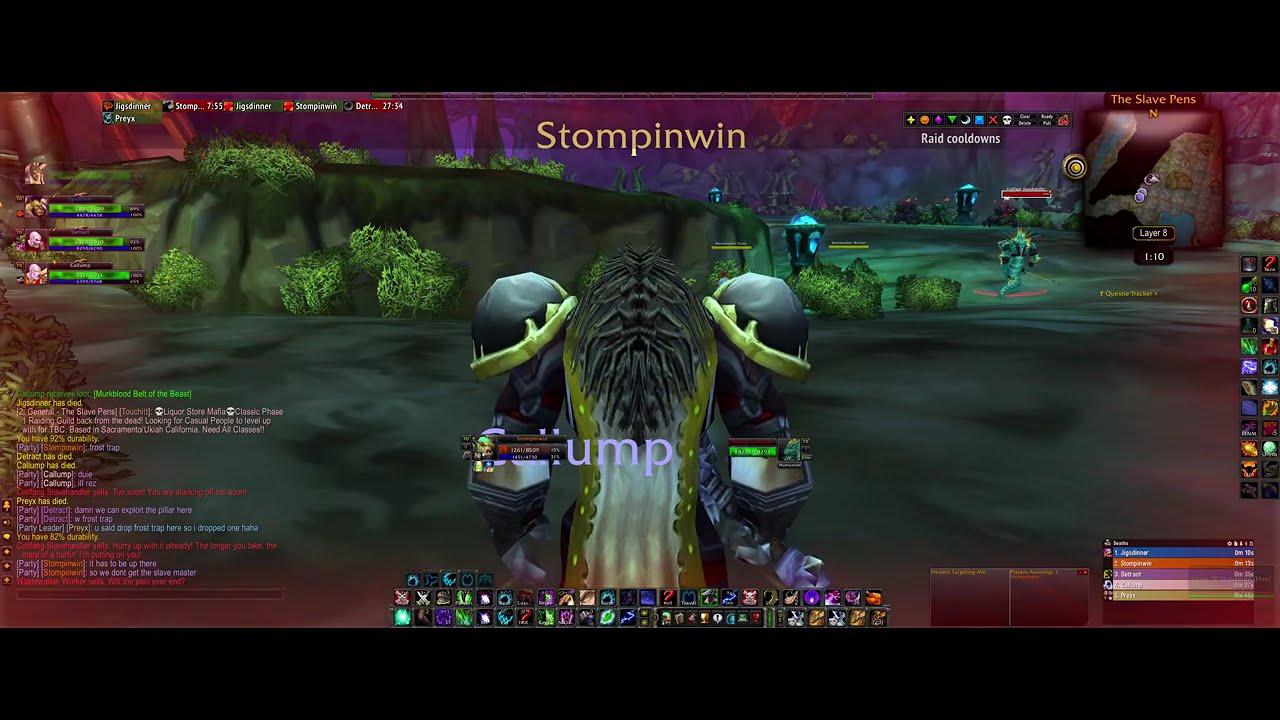 WoW TBC Feral Dungeon Underbog heroic