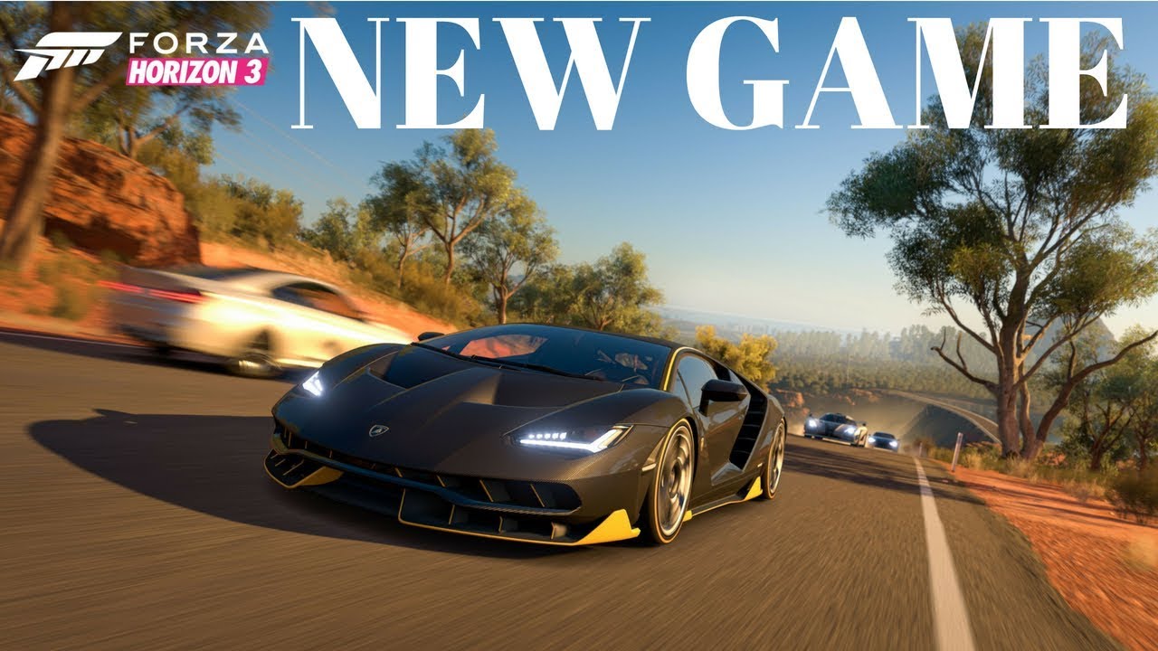 Forza Horizon 3 Start New Game