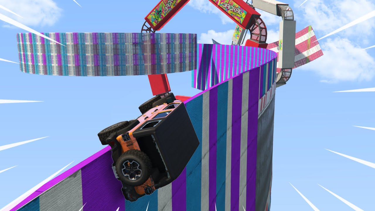 How many transitions does it take on these GTA 5 Races..