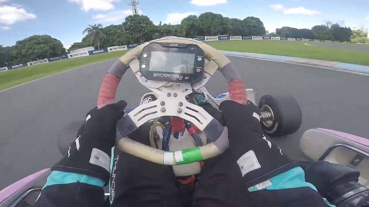 Helmet onboard! | Rotax Max Junior | Carmona Racing Circuit