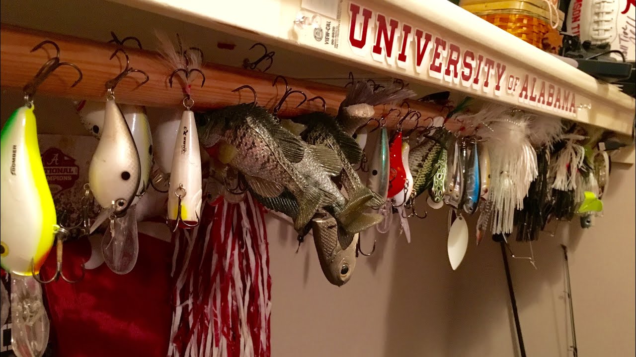 Now That's a MAN CAVE!!! BamaBass' Bass Fishing Arsenal