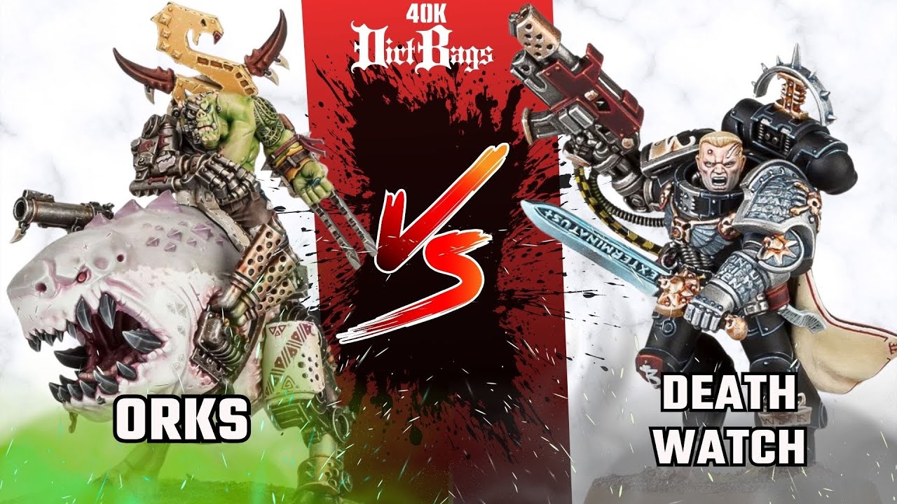 Orks Da Big Hunt! vs Death Watch | Chapter Approved Competitive | Warhammer 40k Battle Report