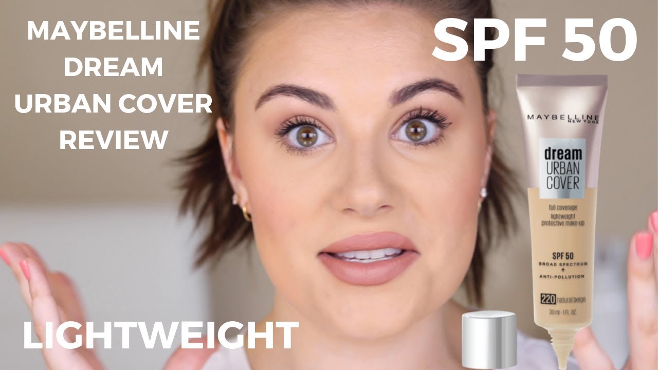 MAYBELLINE DREAM URBAN COVER FOUNDATION REVIEW