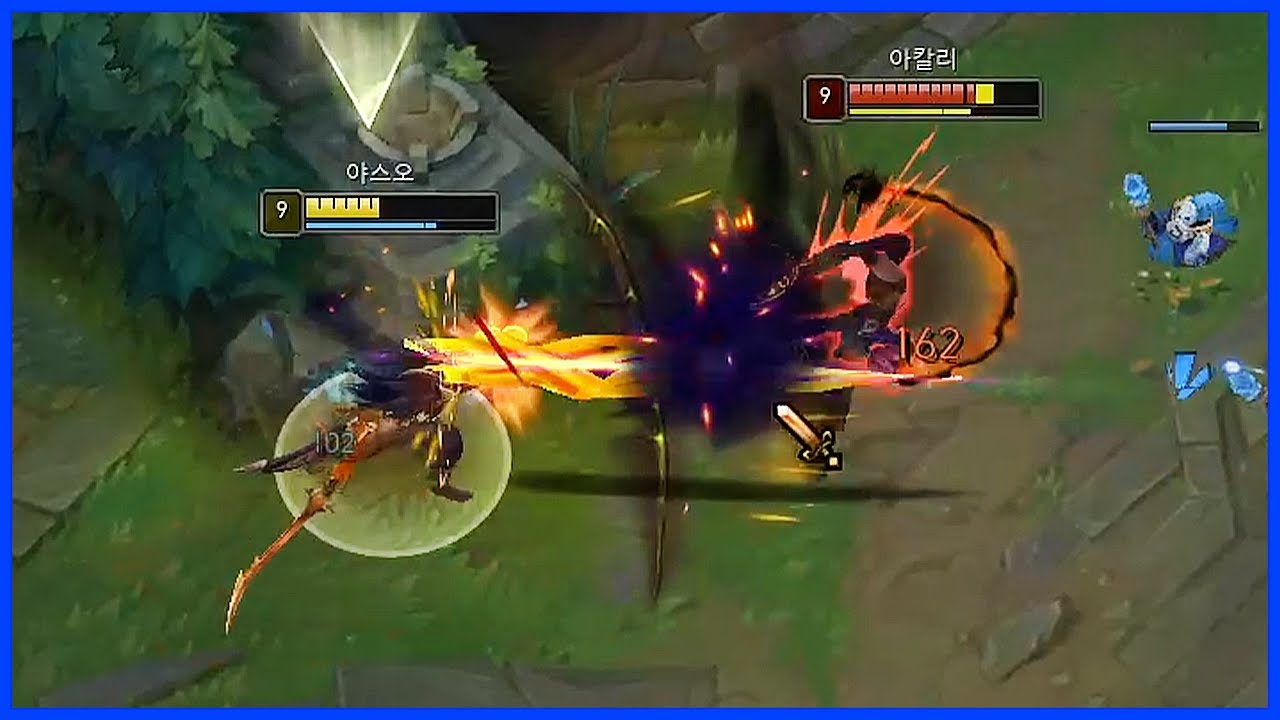 야스오 장인의 스킬사용 판단력
