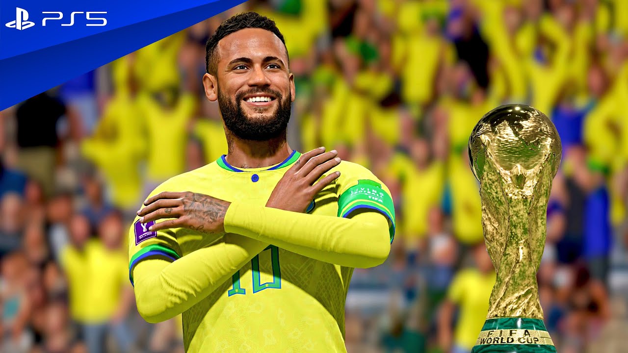 FIFA 23 — Бразилия против Германии — финальный матч чемпионата мира 2022 года | PS5™ [4K60]