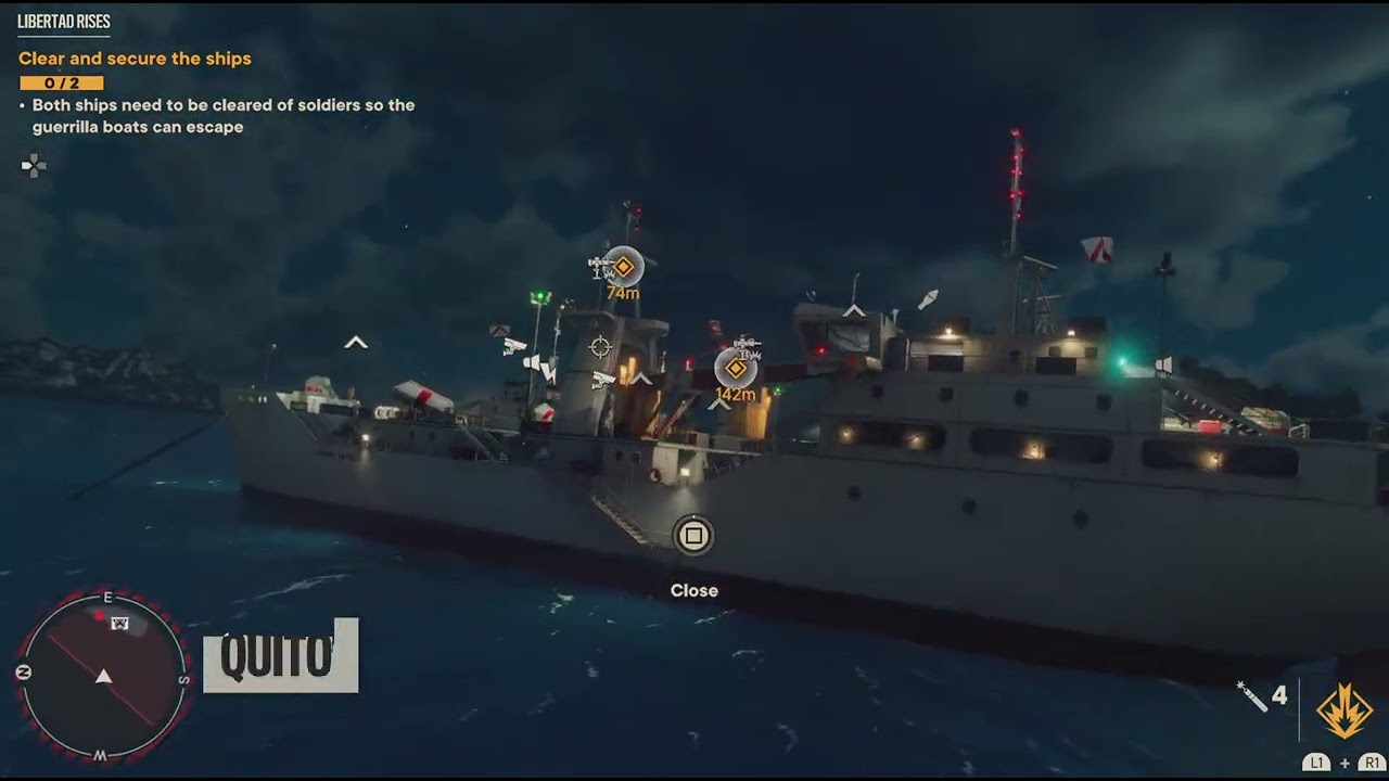Far Cry, 6. Episode 2. Battleships taken down to ships. And more.
