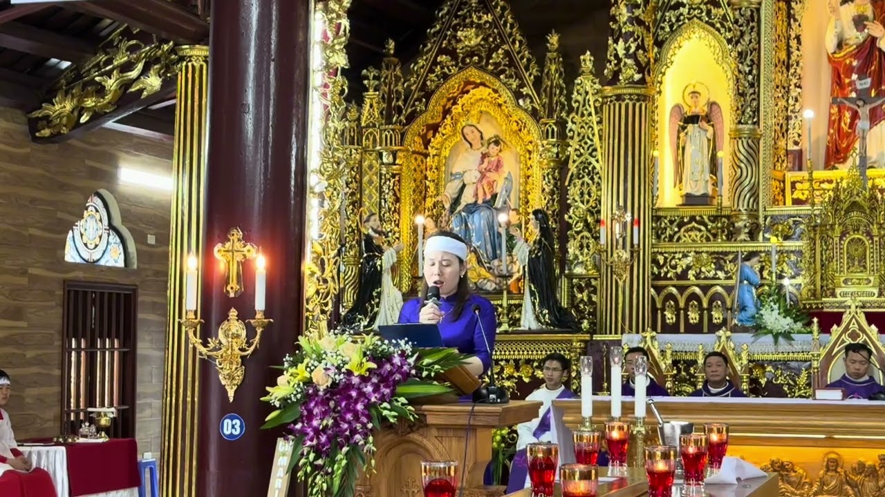 Thánh lễ an táng cụ Maria Trần Thị Chuộng-  Đền Thánh Giuse Thượng Phúc 