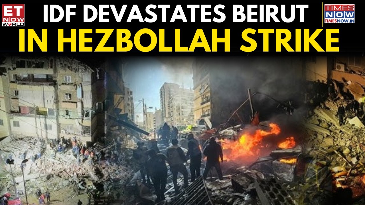 IDF Pounds Beirut In Massive Strike Targeting Hezbollah Commanders As Ceasefire Tensions Explode