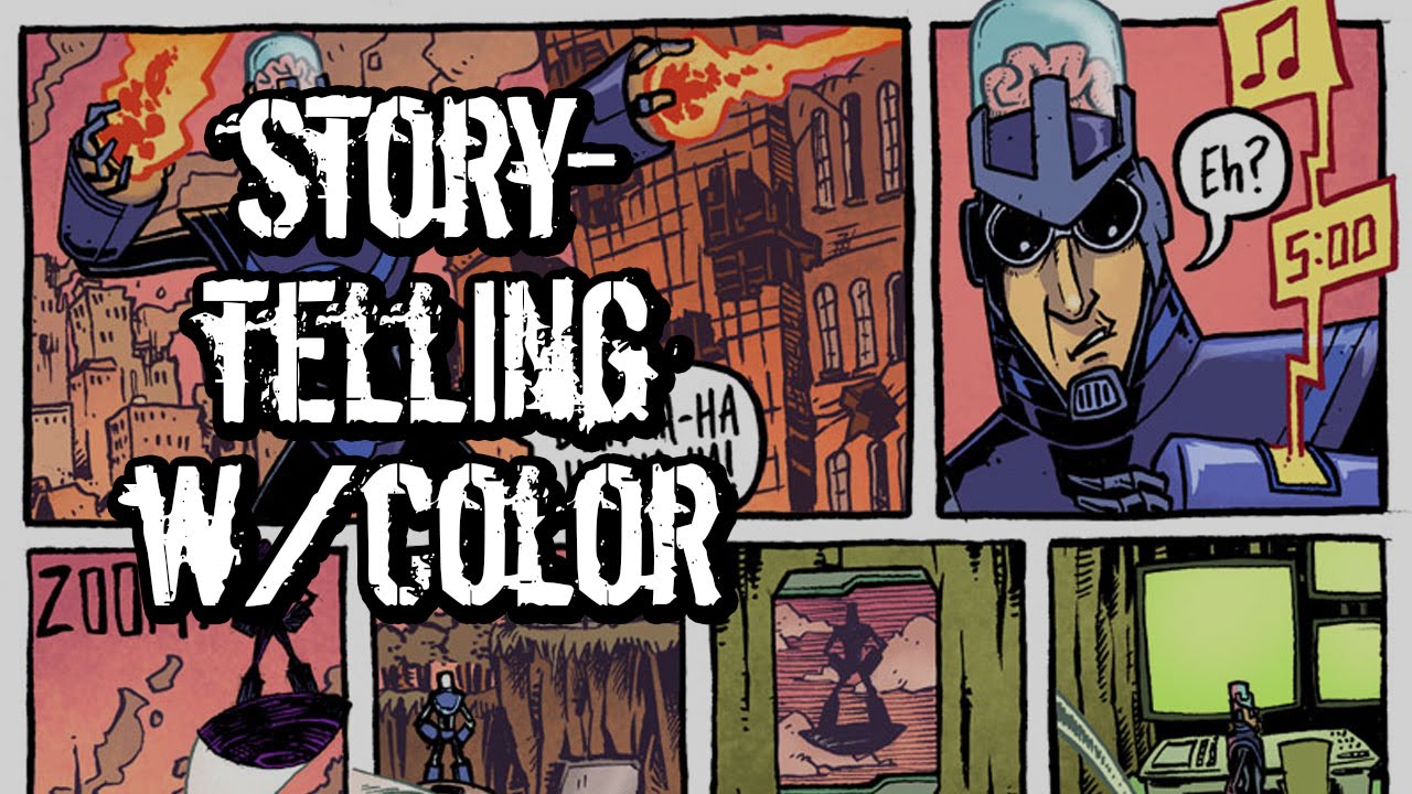 How To Color Comic Books! More Storytelling with Color
