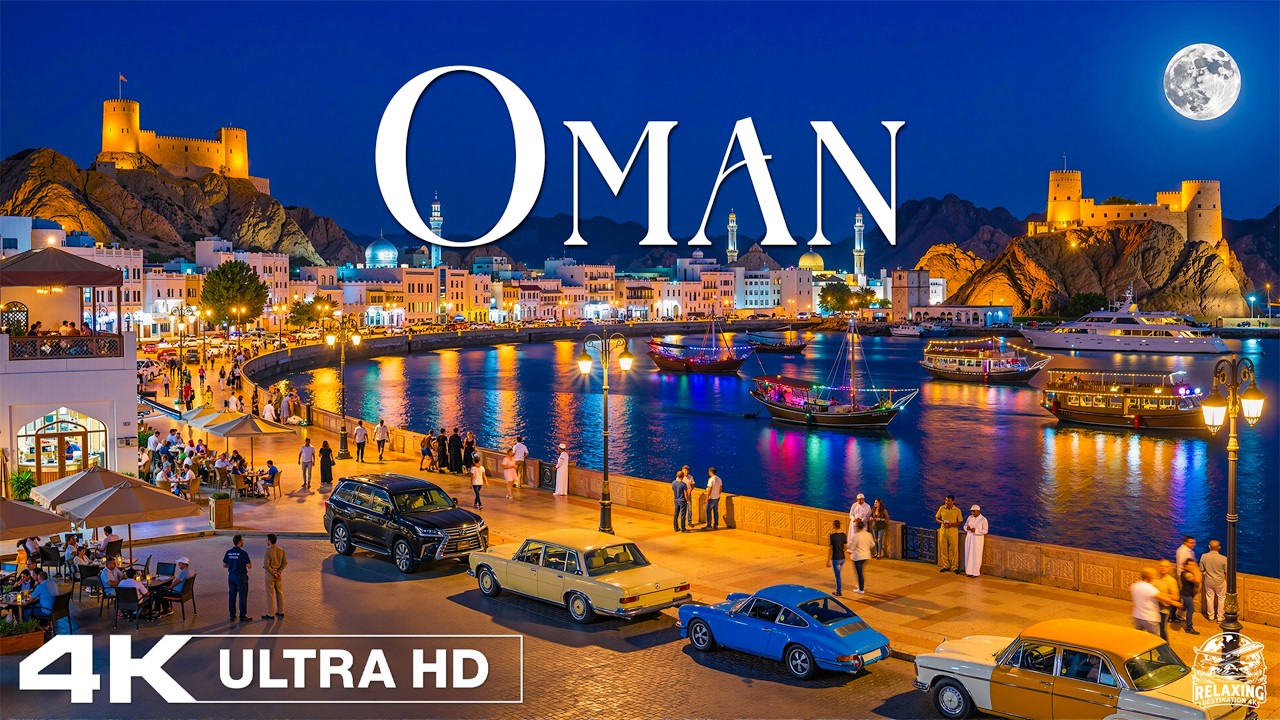 Оман 4K 🇴🇲 | Маскат, пески Вахиба и пейзажи арабской пустыни