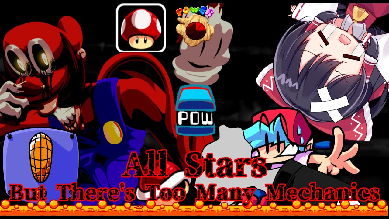 【ゆっくり実況】Mario MadnessのALL STARS、ギミックもオールスター！？すべてのギミックが登場する譜面がヤバ（鬼畜）すぎる！？part2【Marios Madness V2】