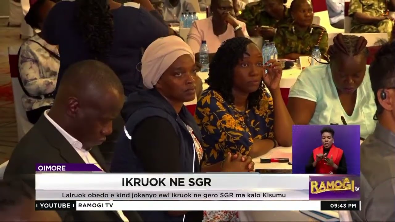 Kenya Railways ochako poro wach ewi kaka idhi chul oganda ma SGR dhi kalo e lopegi kadhi Kisumu