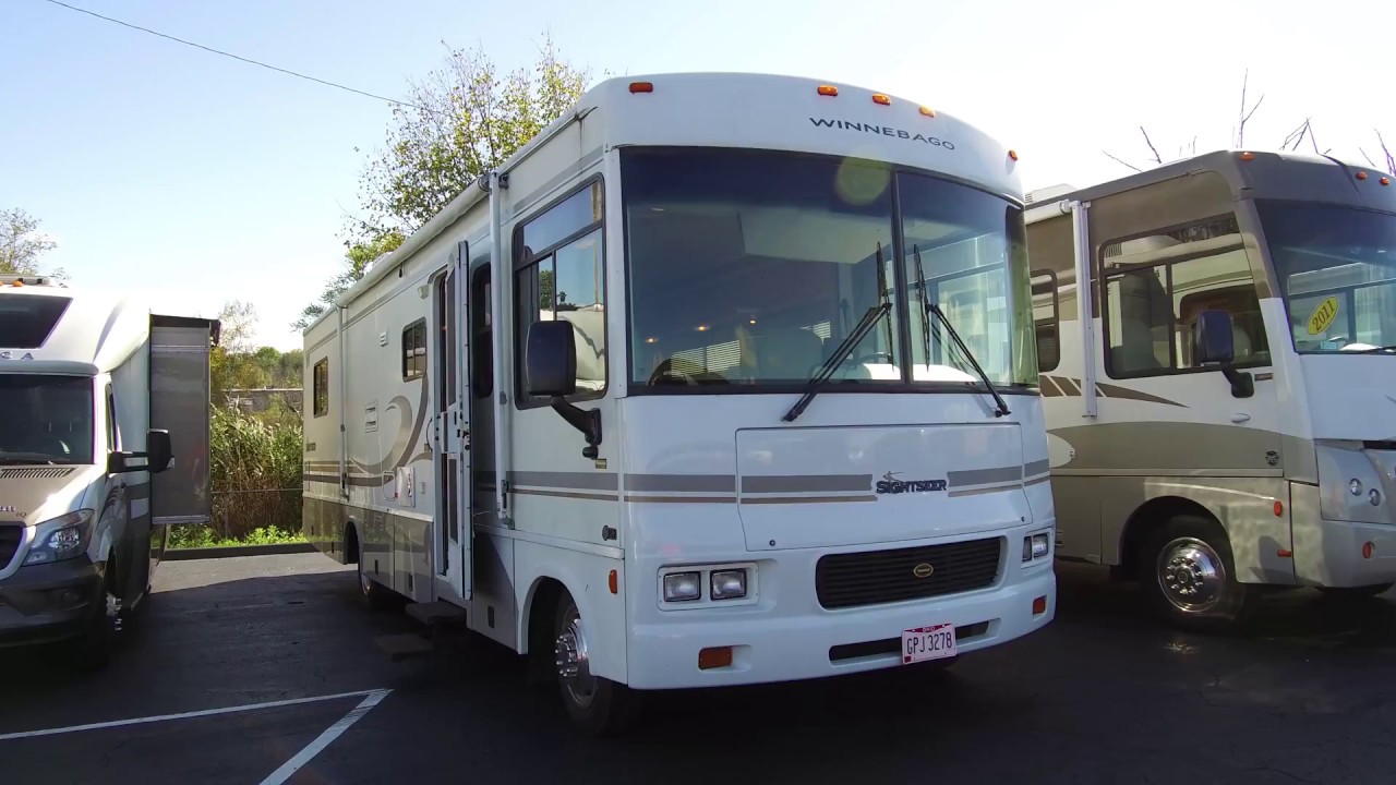 2003 Winnebago Sightseer 30B Pre Owned Class A Gas Motorhome Walk Through Video