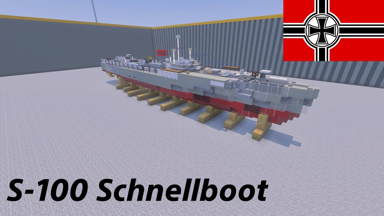 How To Build The S-100 Schnellboot In Minecraft (1.5:1)