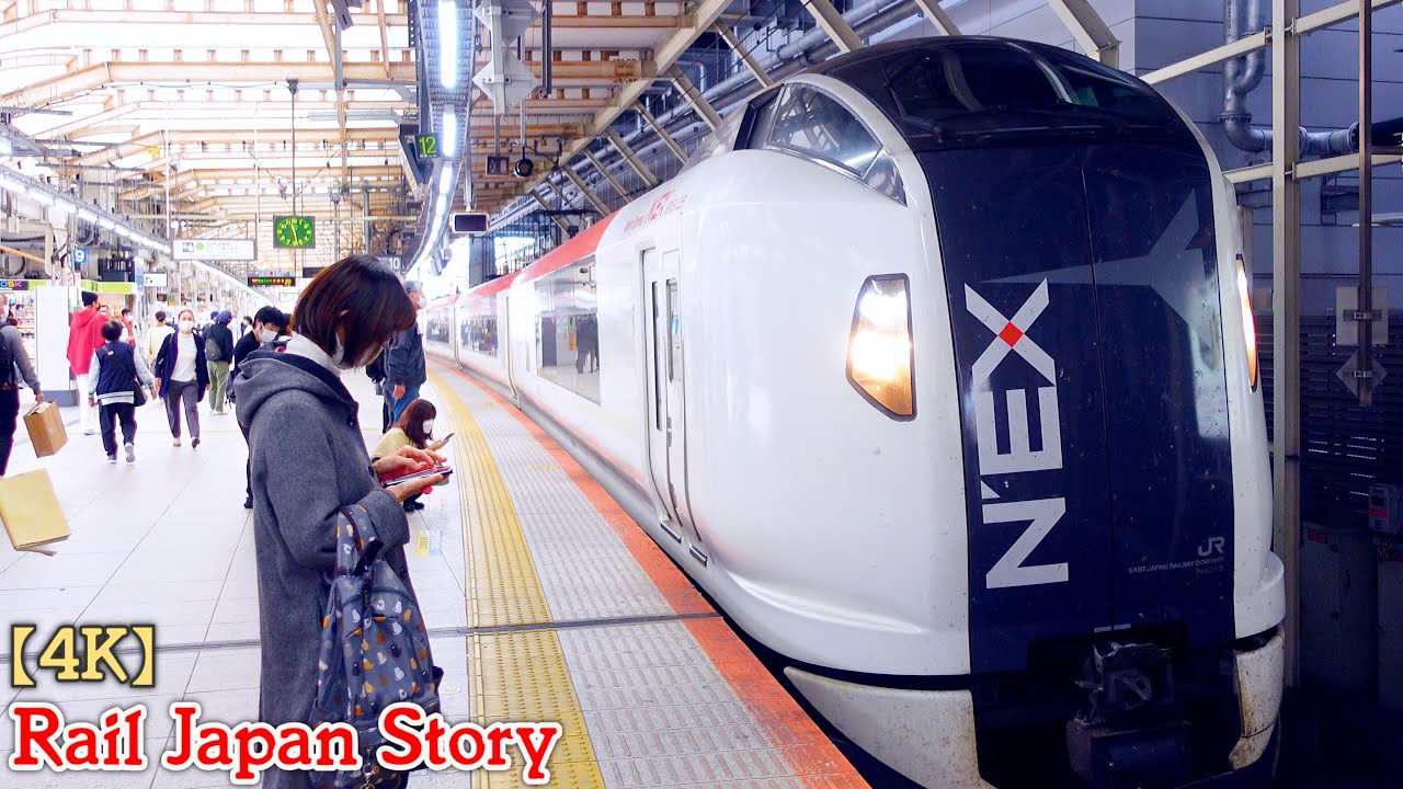 NARITA EXPRESS at YOKOHAMA Station, November 2022 | Train Japan