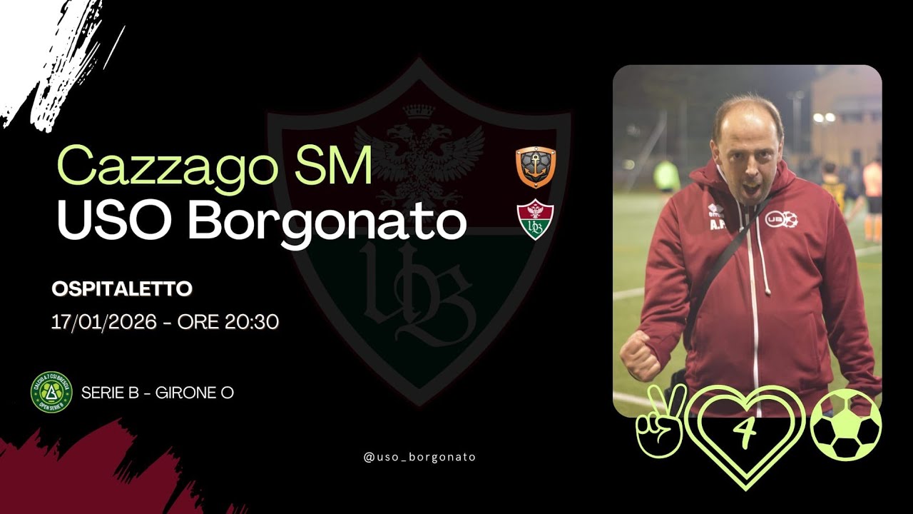CAZZAGO VS USO BORGONATO 3-2