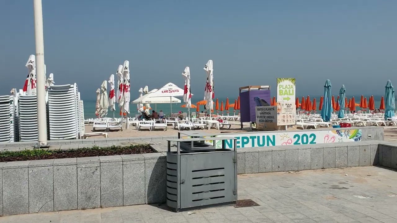 Litoral România Neptun momente, lacurile și faleza.